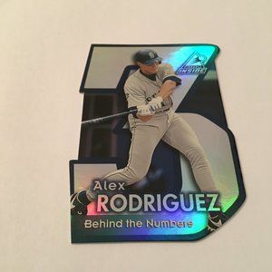1998 Pinnacle Inside Alex Rodriguez Behind The Numbers 3 Of 20 Baseball Card